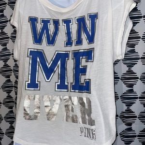 Victoria Secret PINK NFL Indianapolis Colts T shirt. Size Small. Win me over